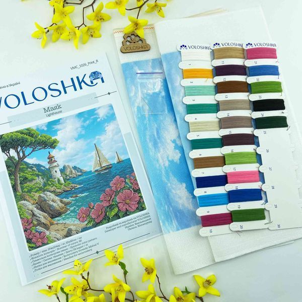 VMC_1026_Print` Набір з рівномірною тканиною VMC 1026 фото