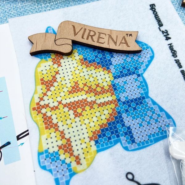 , Брошка+Набір бісеру