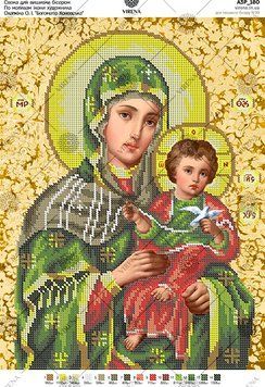 А3Р_180` Схема А3Р 180 За мотивами ікони О. Охапкіна "Богоматір Коневська" фото